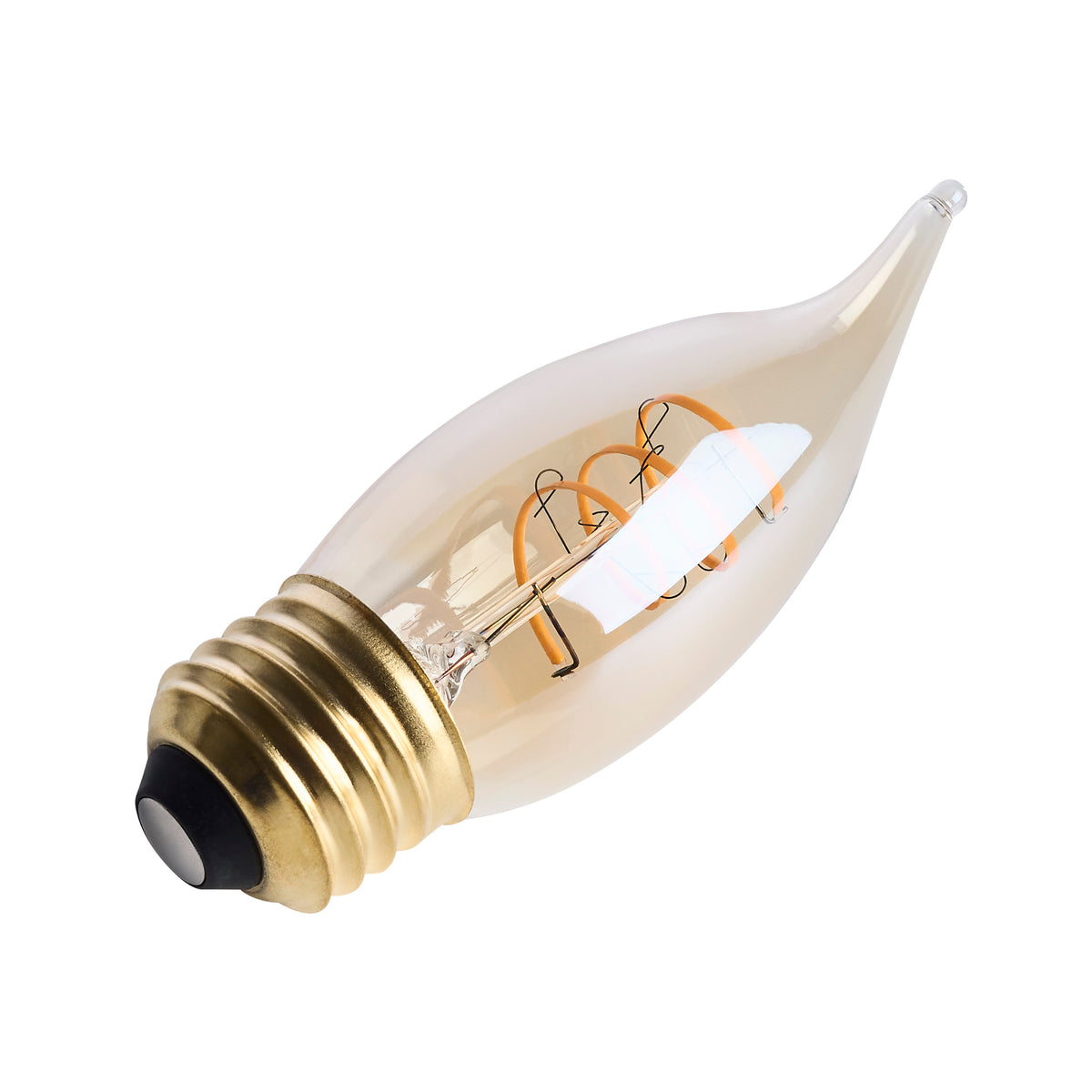 Satco S14225 5.5W CA11 Warm White LED Light Bulb Medium Base