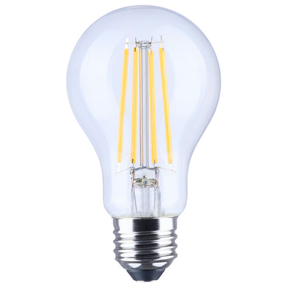 Satco S14386 8W A19 Yellow LED Light Bulb Medium Base