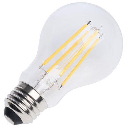 Satco S14386 8W A19 Yellow LED Light Bulb Medium Base
