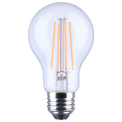 Satco S14390 8W A19 Pink LED Light Bulb Medium Base