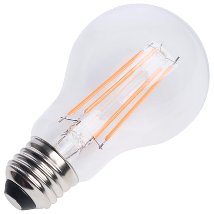 Satco S14390 8W A19 Pink LED Light Bulb Medium Base