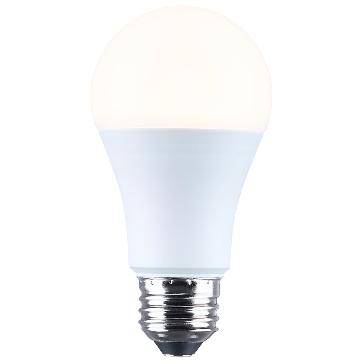 Satco S14394 13.5W/10W/5W A19 Cool White LED Light Bulb Medium Double Contact Base