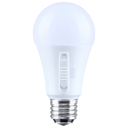 Satco S14396 13.5W/10W/5W A19 CCT Selectable LED Light Bulb Medium Double Contact Base