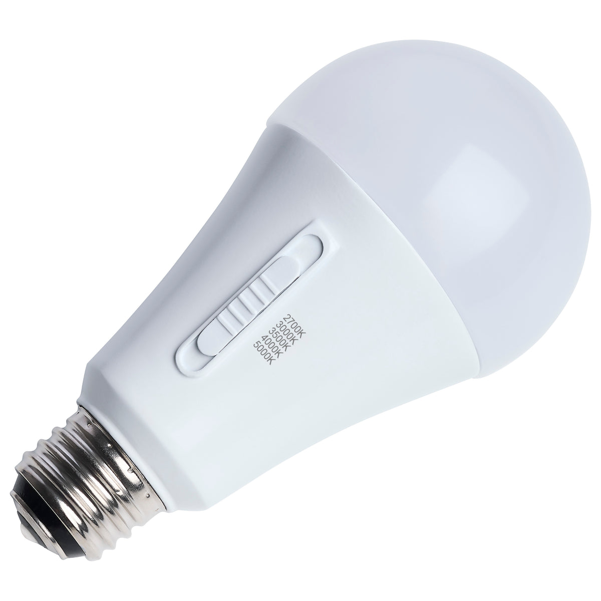Satco S14401 20W/14W/6.5W A21 CCT Selectable LED Light Bulb Medium Double Contact Base