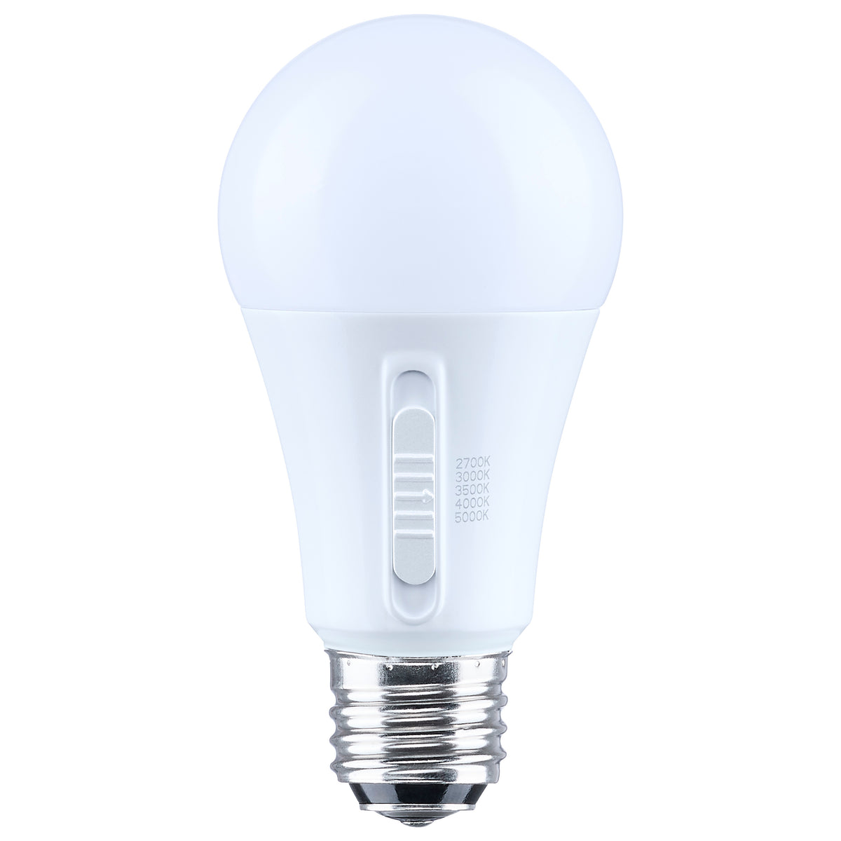 Satco S14404 13.5W/10W/5W A19 CCT Selectable LED Light Bulb Medium Double Contact Base