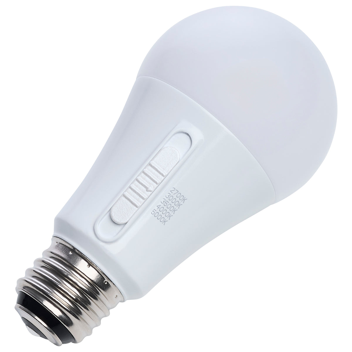 Satco S14404 13.5W/10W/5W A19 CCT Selectable LED Light Bulb Medium Double Contact Base
