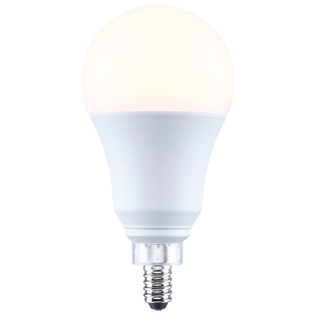 Satco S15147 9.5W A19 Soft White LED Light Bulb Candelabra Base