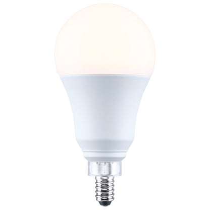 Satco S15147 9.5W A19 Soft White LED Light Bulb Candelabra Base