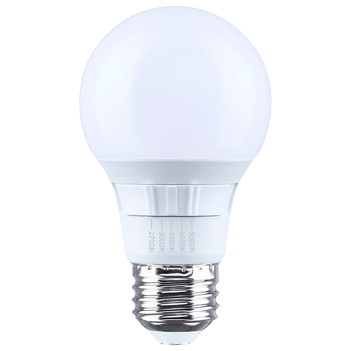 Satco S15188 6W A19 CCT Selectable LED Light Bulb Medium Base