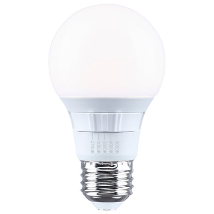 Satco S15188 6W A19 CCT Selectable LED Light Bulb Medium Base