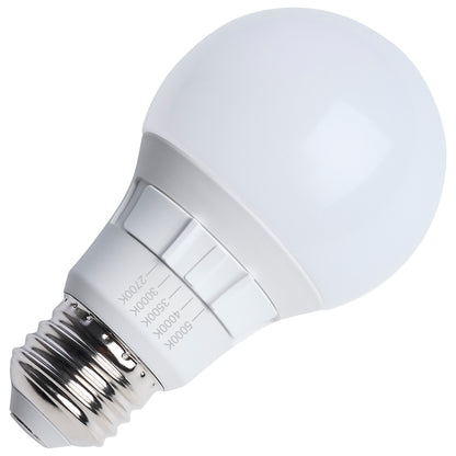 Satco S15188 6W A19 CCT Selectable LED Light Bulb Medium Base