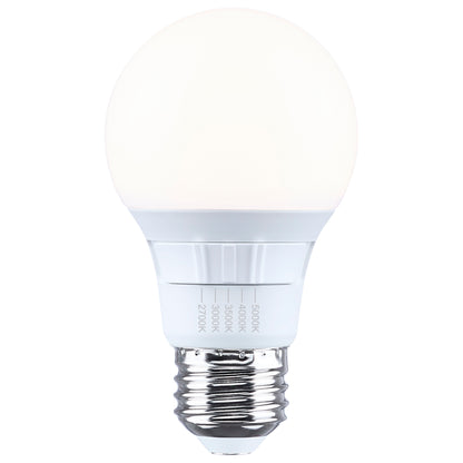Satco S15189 9.5W A19 CCT Selectable LED Light Bulb Medium Base