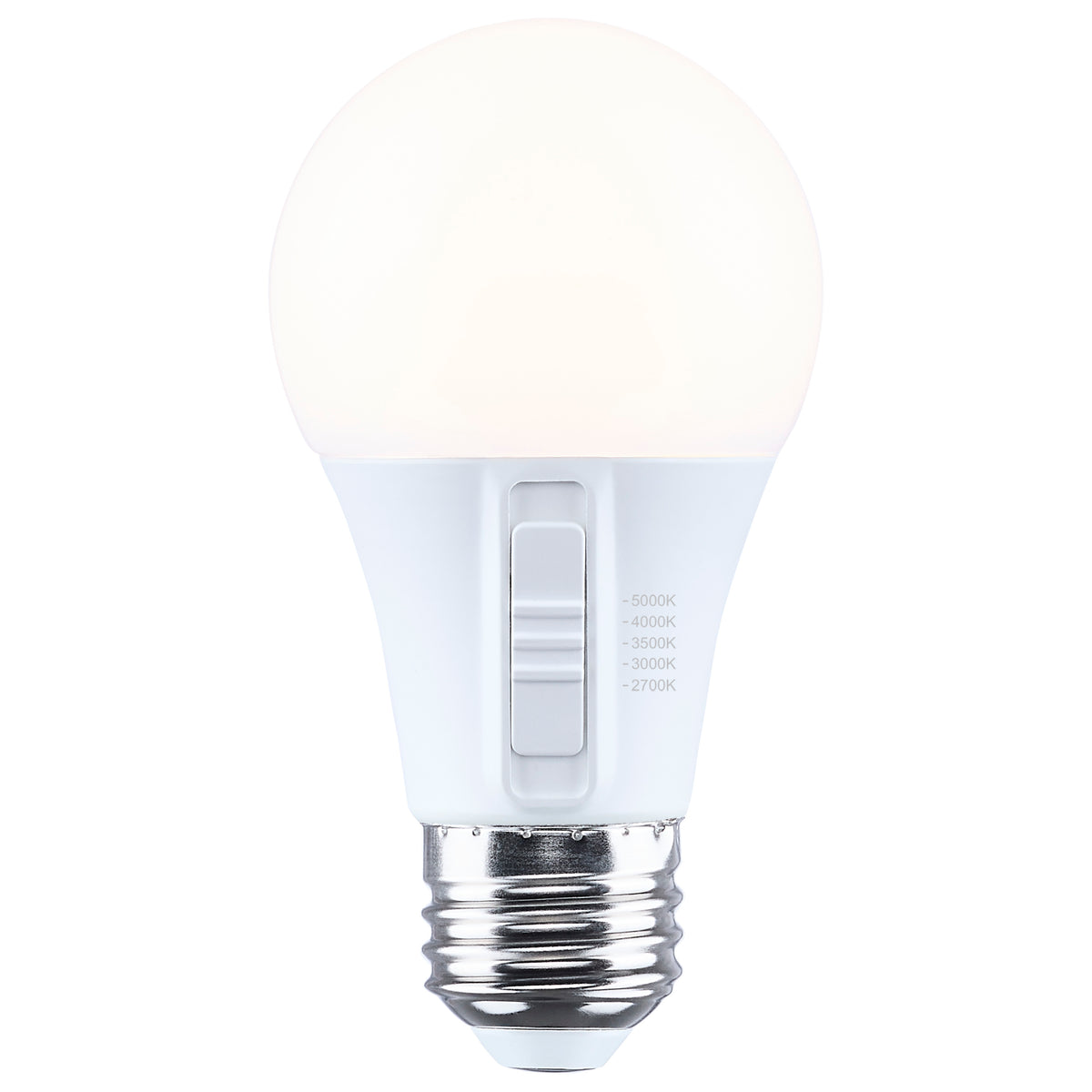 Satco S15197 9.4W A19 CCT Selectable LED Light Bulb Medium Base