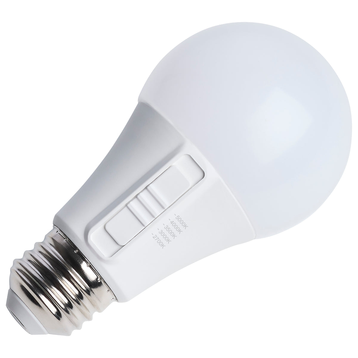 Satco S15197 9.4W A19 CCT Selectable LED Light Bulb Medium Base