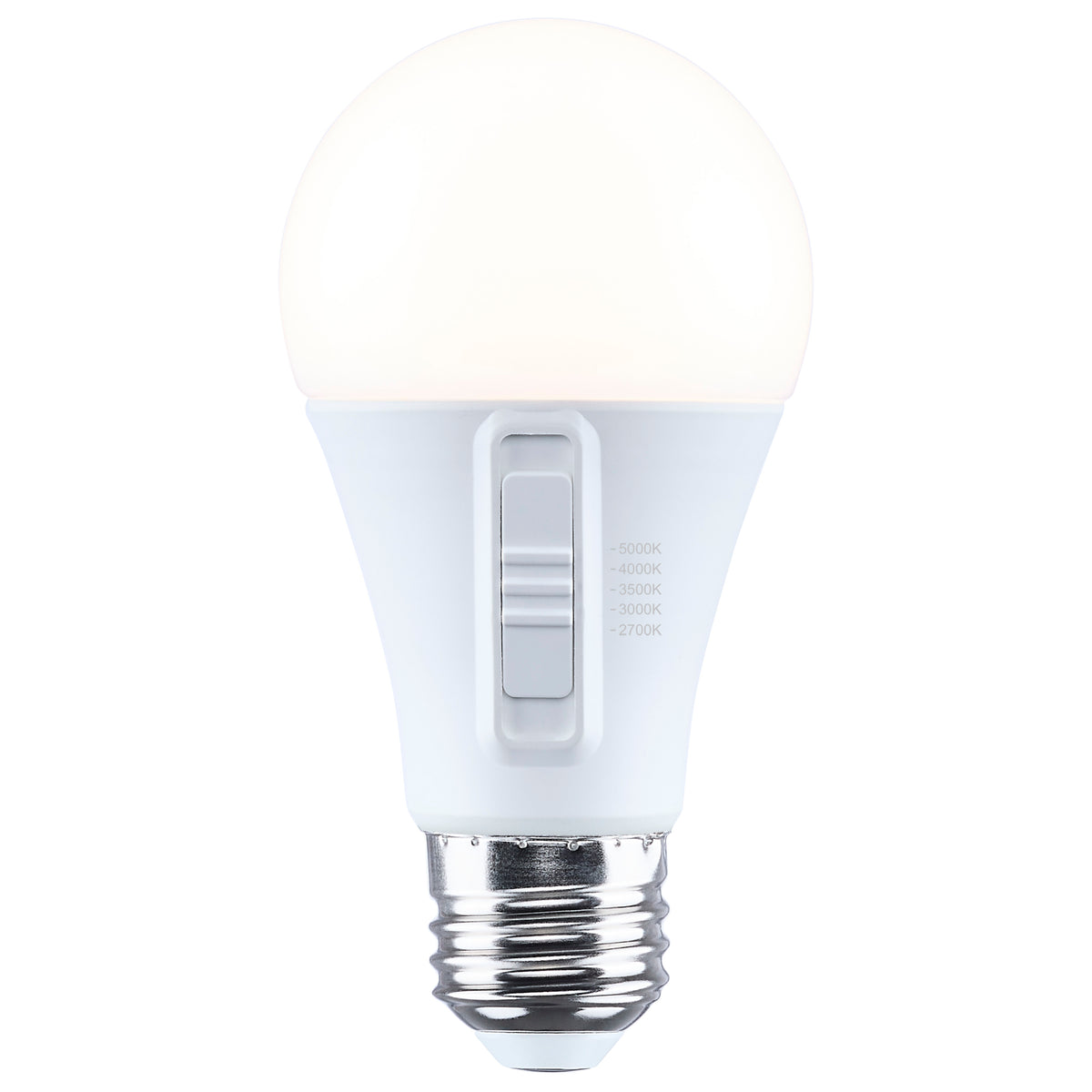 Satco S15198 11.9W A19 CCT Selectable LED Light Bulb Medium Base