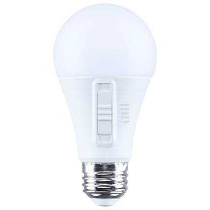 Satco S15199 13.9W A19 CCT Selectable LED Light Bulb Medium Base