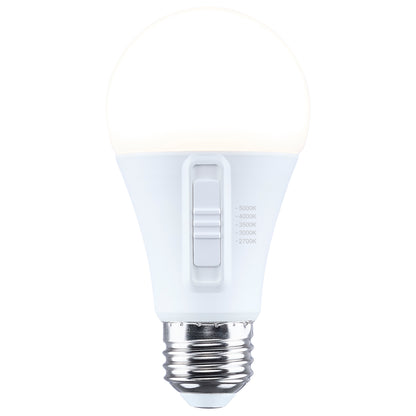 Satco S15199 13.9W A19 CCT Selectable LED Light Bulb Medium Base