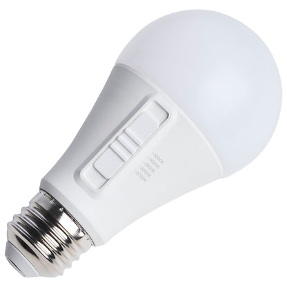 Satco S15199 13.9W A19 CCT Selectable LED Light Bulb Medium Base