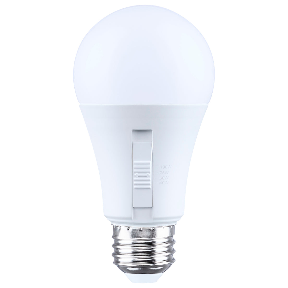 Satco S15226 15W/11W/8W/5W A19 CCT Selectable LED Light Bulb Medium Base