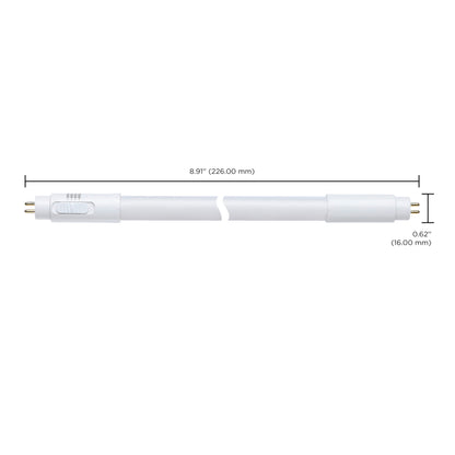 Satco S16512 5W T5 CCT Selectable LED Light Bulb Miniature Bi Pin Base