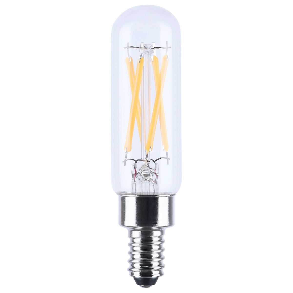 Satco S21380 4W T6 Warm White LED Light Bulb Candelabra Base