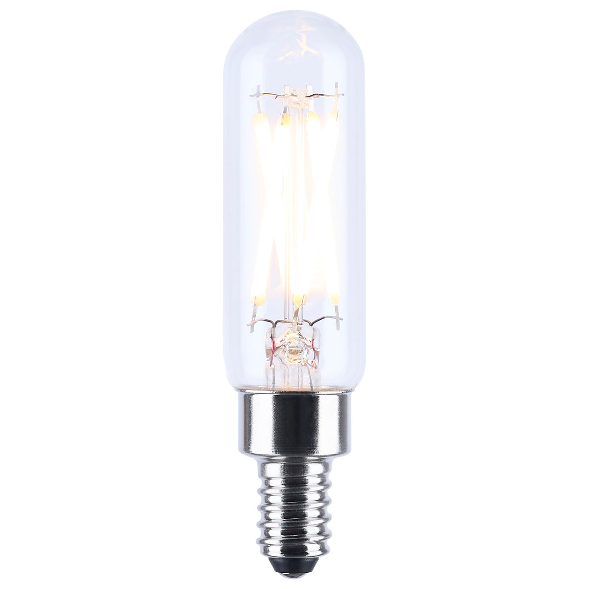 Satco S21382 4W T6 Cool White LED Light Bulb Candelabra Base