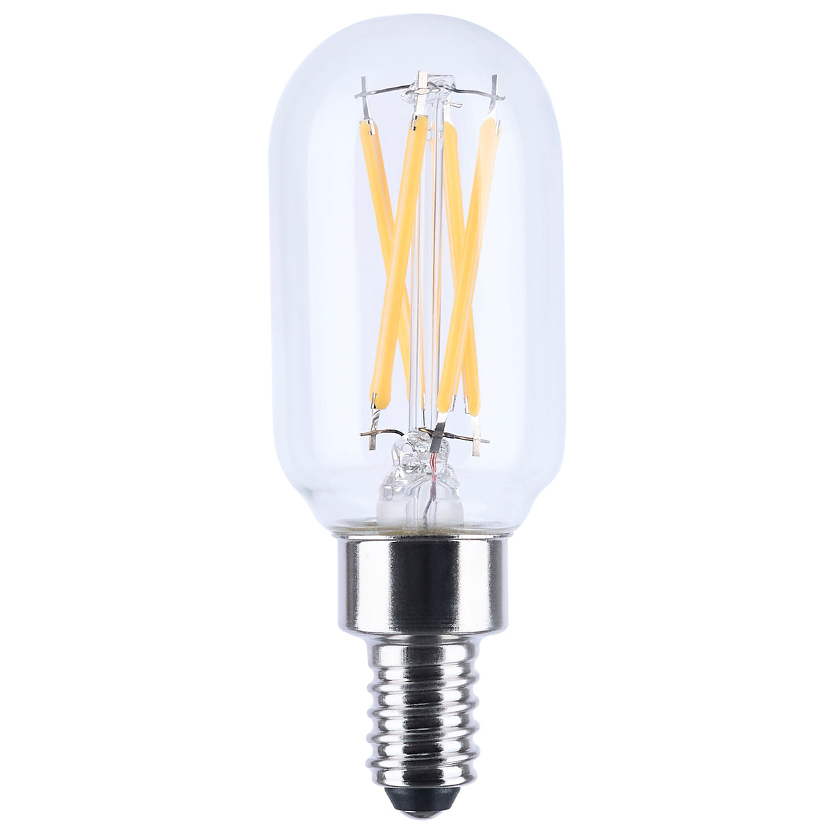 Satco S21385 5W T9 Soft White LED Light Bulb Candelabra Base