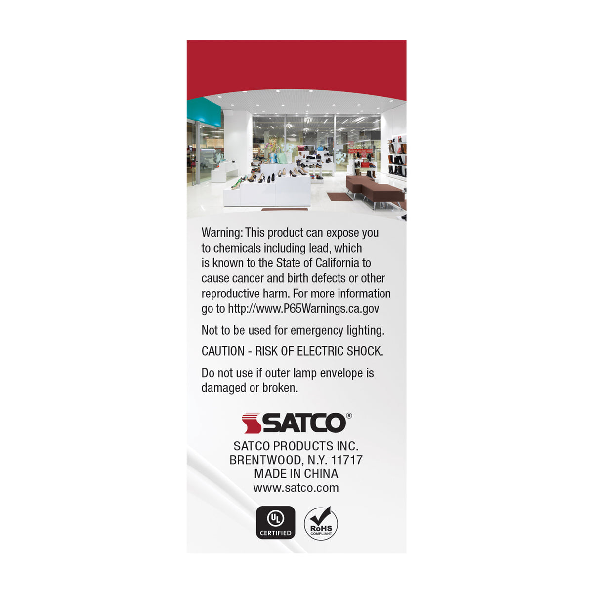 Satco S21420 5W PL Warm White LED Light Bulb GX23 (2-Pin) Base