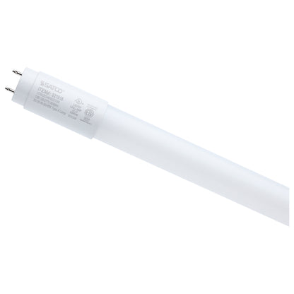 Satco S21918 13W T8 CCT Selectable LED Light Bulb Medium Bi Pin Base