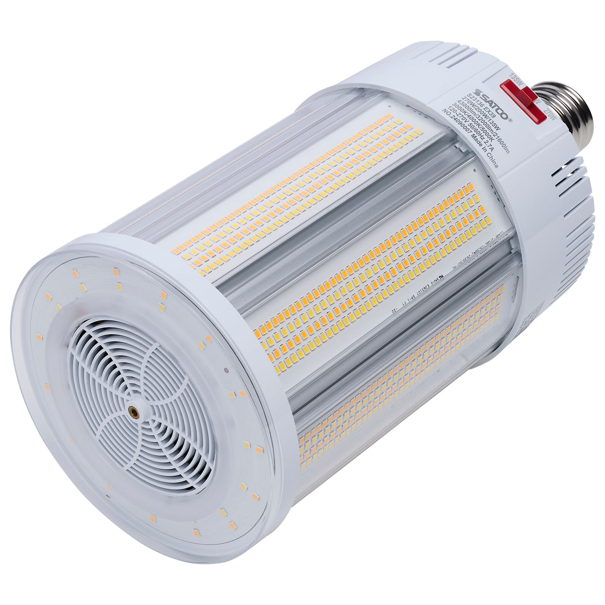 Satco S23136 270W/200W/135W Corncob CCT Selectable LED Light Bulb Mogul Extended Base