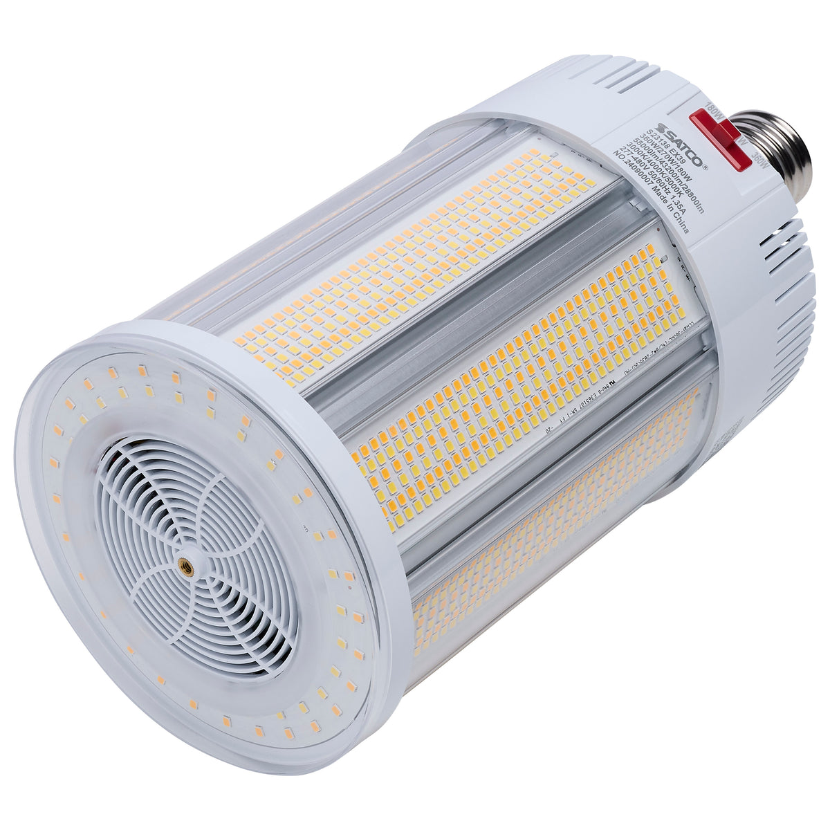 Satco S23138 360W/270W/180W Corncob CCT Selectable LED Light Bulb Mogul Extended Base