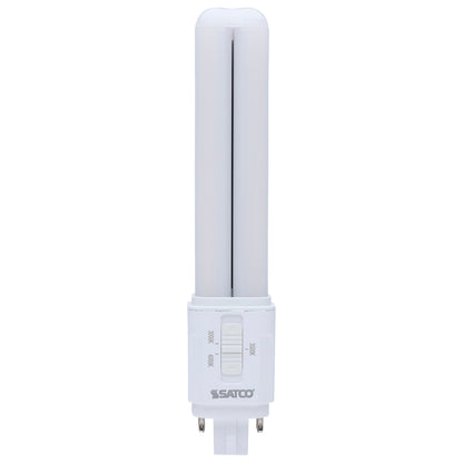 Satco S29854 9.5W PL CCT Selectable LED Light Bulb G24q (4-Pin) Base
