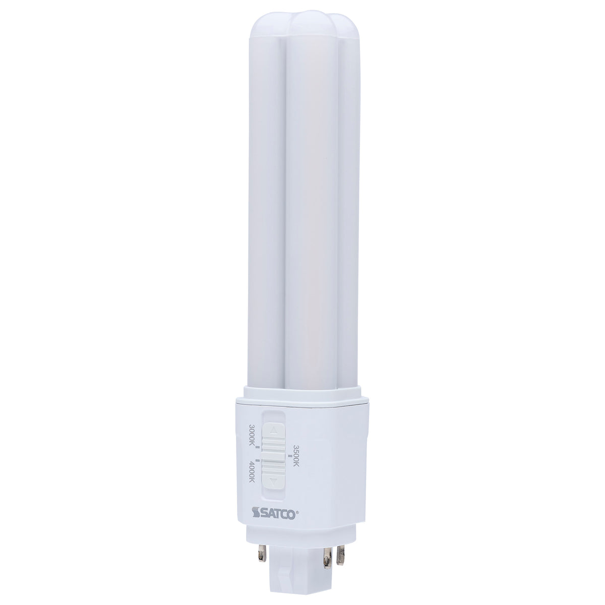 Satco S29856 9.5W PL CCT Selectable LED Light Bulb G24q (4-Pin) Base