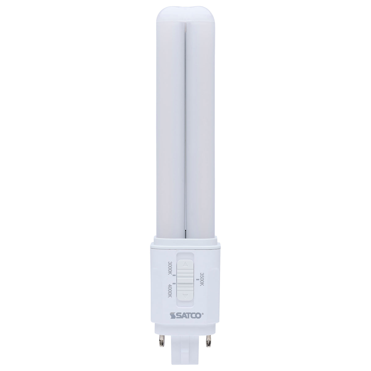 Satco S29856 9.5W PL CCT Selectable LED Light Bulb G24q (4-Pin) Base
