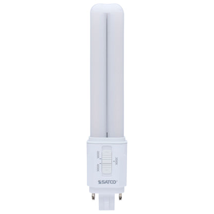 Satco S29856 9.5W PL CCT Selectable LED Light Bulb G24q (4-Pin) Base
