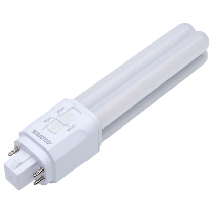Satco S29856 9.5W PL CCT Selectable LED Light Bulb G24q (4-Pin) Base