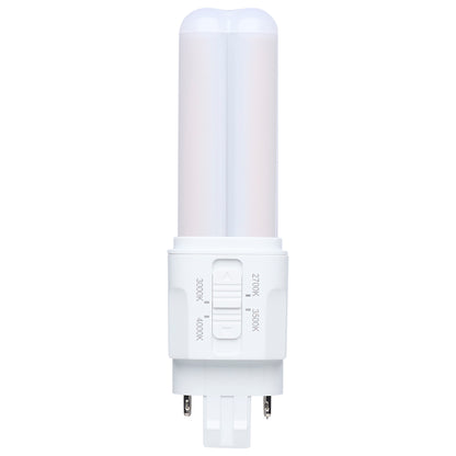 Satco S29882 5.5W PLC CCT Selectable LED Light Bulb GX23 (2-Pin) Base