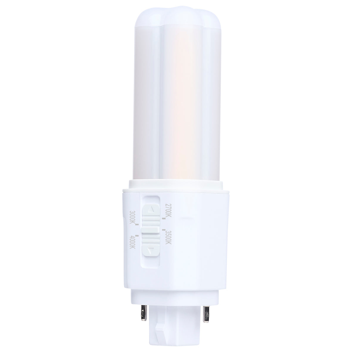 Satco S29883 5.5W PLC CCT Selectable LED Light Bulb 2-Pin Base