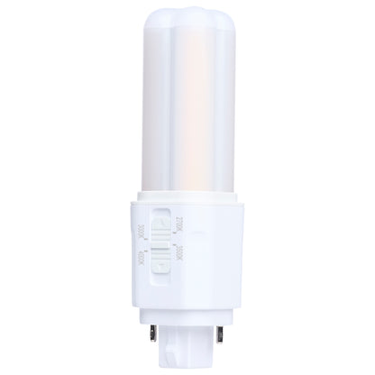 Satco S29883 5.5W PLC CCT Selectable LED Light Bulb 2-Pin Base