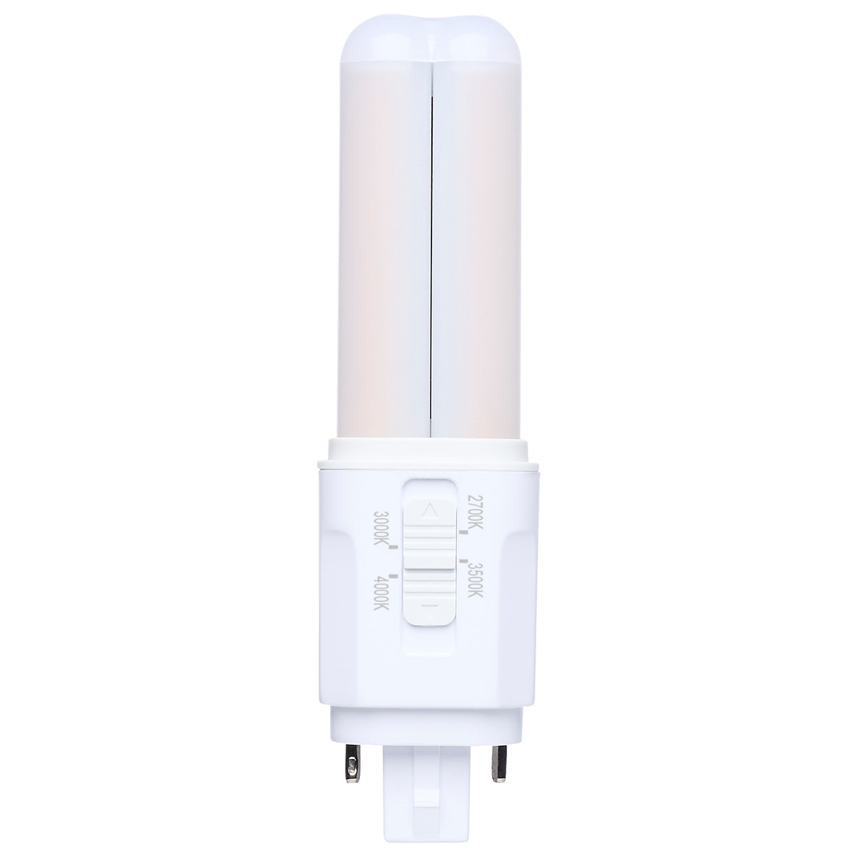 Satco S29883 5.5W PLC CCT Selectable LED Light Bulb 2-Pin Base