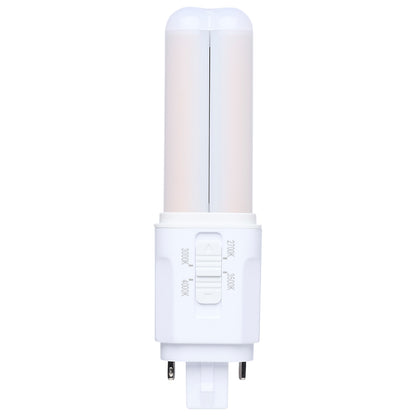 Satco S29883 5.5W PLC CCT Selectable LED Light Bulb 2-Pin Base