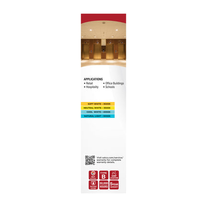 Satco S29889 23W PLT CCT Selectable LED Light Bulb GX24d (2-Pin) Base