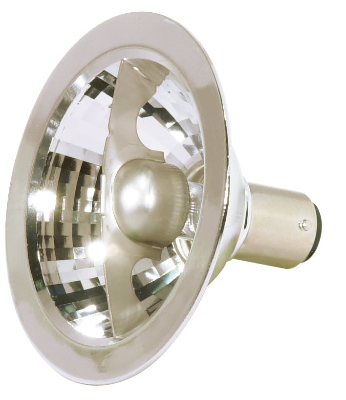 Satco S4682 50W AR70 Warm White Halogen Light Bulb Bayonet Double Contact Base