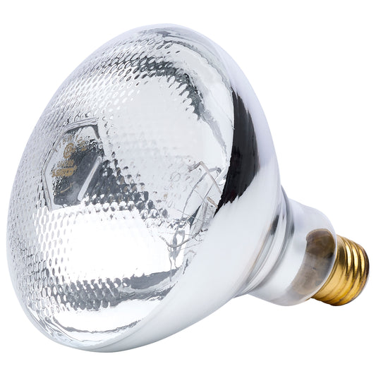 Satco S4759 125W BR38 Warm White Incandescent Light Bulb Medium Base
