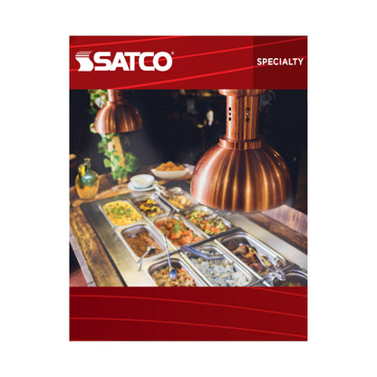 Satco S4799 175W PAR38 Warm White Incandescent Light Bulb Medium Base