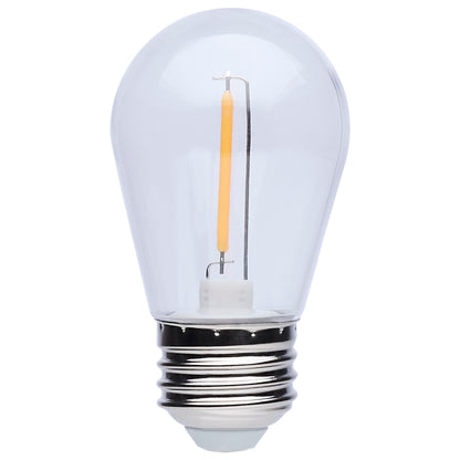 Satco S8021R1 1W S14 Warm White LED Light Bulb Medium Base
