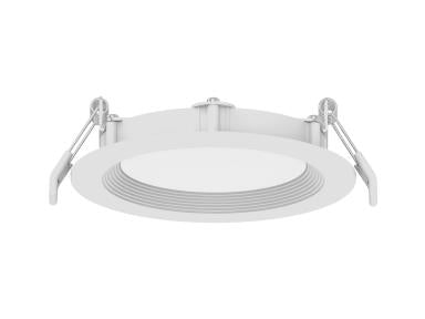 MaxLite SBRD-4R10.5T9CS-W Slim Baffle Round Downlight, 4 Inch, 10.5W, 120V - Triac Dimming, 2700/3000/3500/4000/5000K CCT Selectable, White