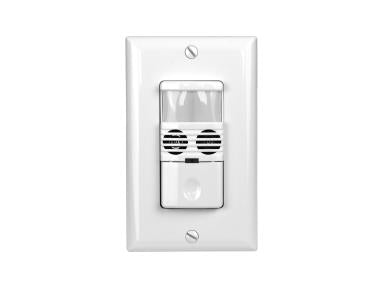 MaxLite SC-SWSDU-W Single Relay Pole Wall Switch PIR/ULTRASONIC Sensor