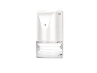 MaxLite SECM30U-WCSWPCTA Mini Wallpack, 15/20/30W, 120-277V, Wattage CCT Selectable 3/4/5K, Photocell, White - TAA