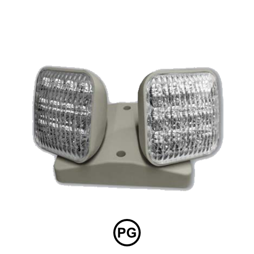 Emergensee SEERHLED-I-1-MV LED Indoor Remote Head, Single head, Multi-Volt (3.6v/6v/9.6v/12v), White or Black